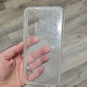 Samsung Galaxy S23 Fe Clear Glitter Case